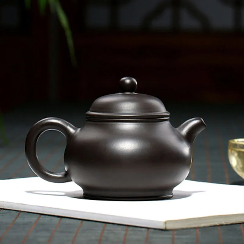 Teapot Yixing Zisha Clay Chinese Handmade Tea Pot Gongfu Tea Set 230ml High Quality New Design Safe Packaging With Gift Box