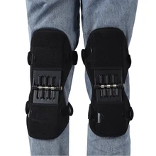1 Pair Men Women Old Young Universal Breathable Joint Support Power Lift Spring Knee Brace Pads For Sports Breathable Anti-slip