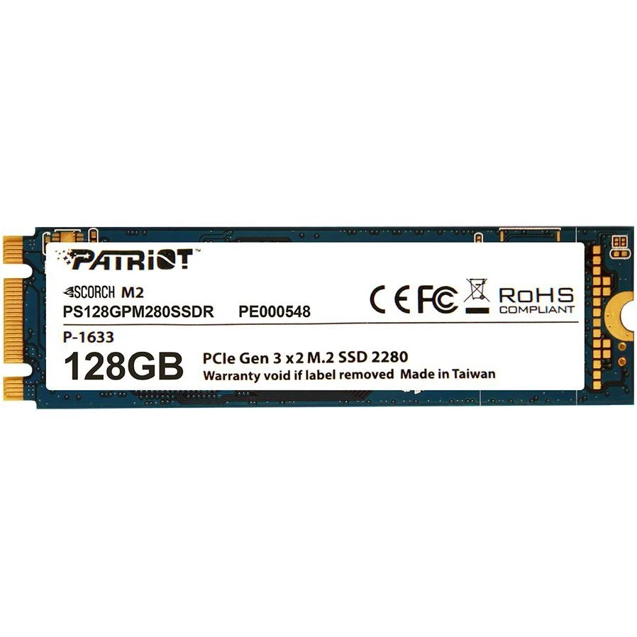 Накопитель SSD Patriot PCI-E x2 128Gb PS128GPM280SSDR Scorch M.2 2280