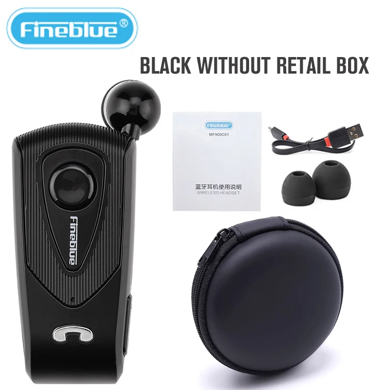 

Fineblue F930 Newest Wireless business Bluetooth Headset Sport Driver Earphone Telescopic Clip on stereo earbud Vibration