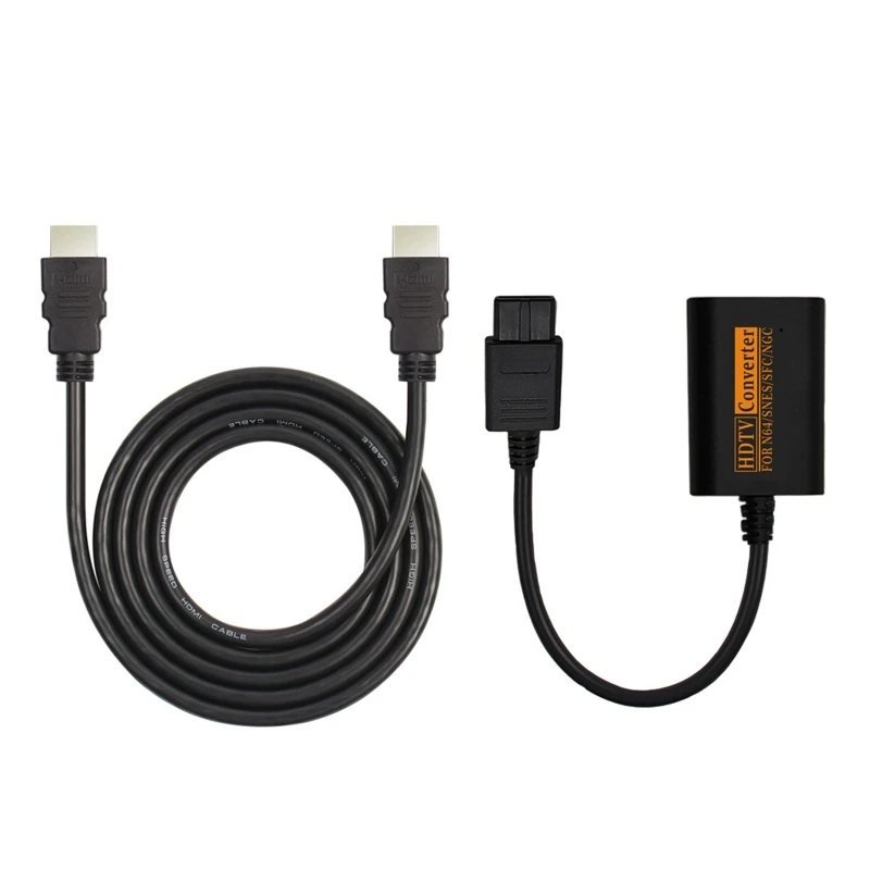

720P Retro HDMI Switch Converter for N64 SNES NGC SFC Game Cube to HDTV Video Scart Cable Conversion with HDMI Cable