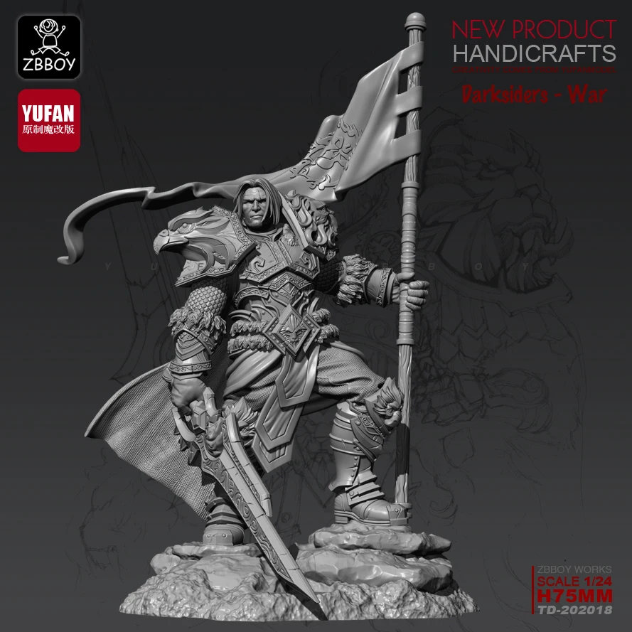 Kopen 1 24 Hars Kits Varian Resin Soldier Model Zelf geassembleerde TD 202018
