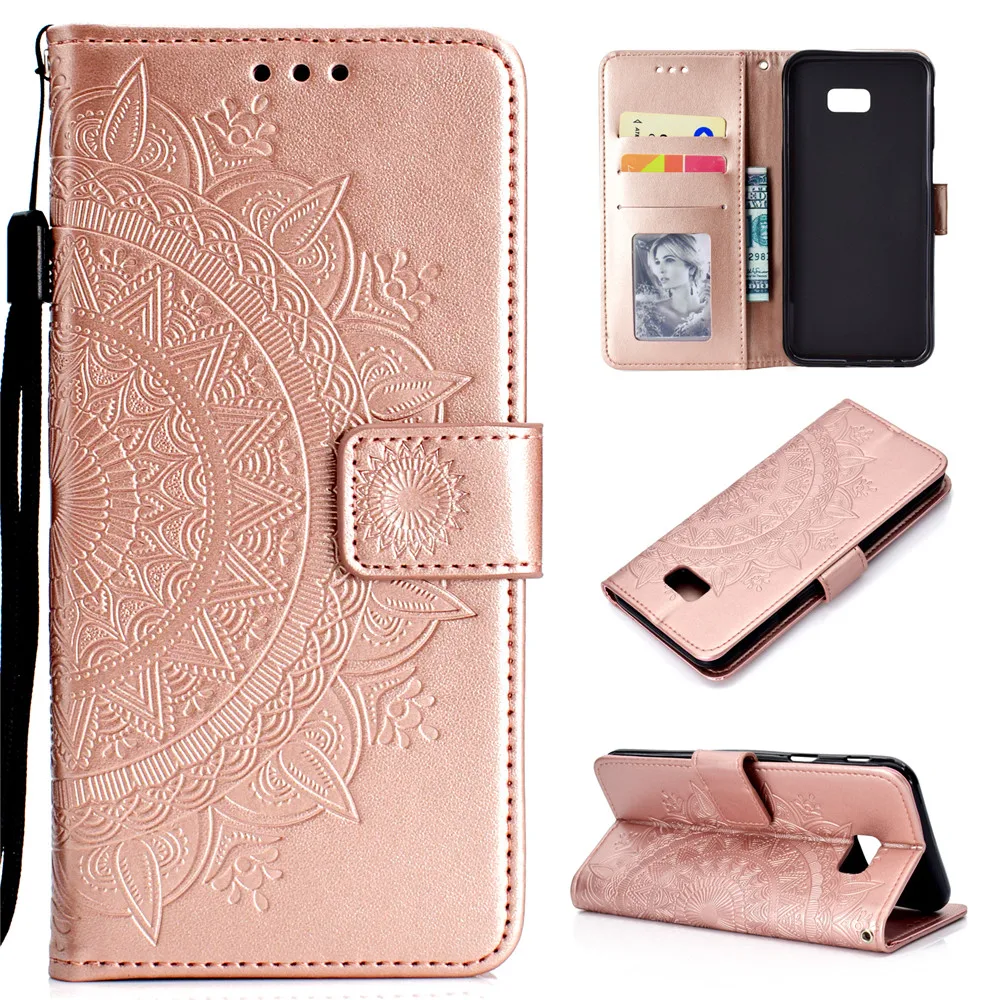 Leather Case For Samsung Galaxy A3 A5 J3 J5 J7 2016 2017 2015 J4 J6 A6 A8 Plus A7 A9 J3 J8 J2pro 2018 Flip Card Phone Bag Cover silicone cover with s pen