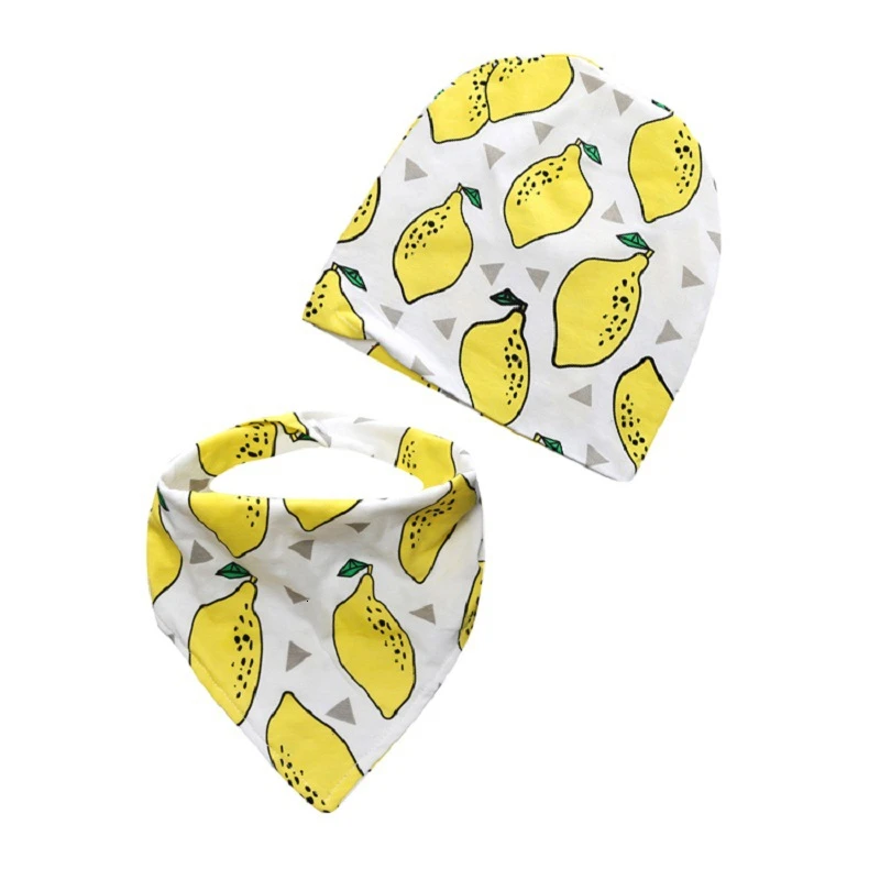 Newborn Children's Girls Kids Child Hat And Scarf Dome Hat Neck Baby Winter Hats Boy Girl Caps Clothes Cap Collar Autumn 0-2T