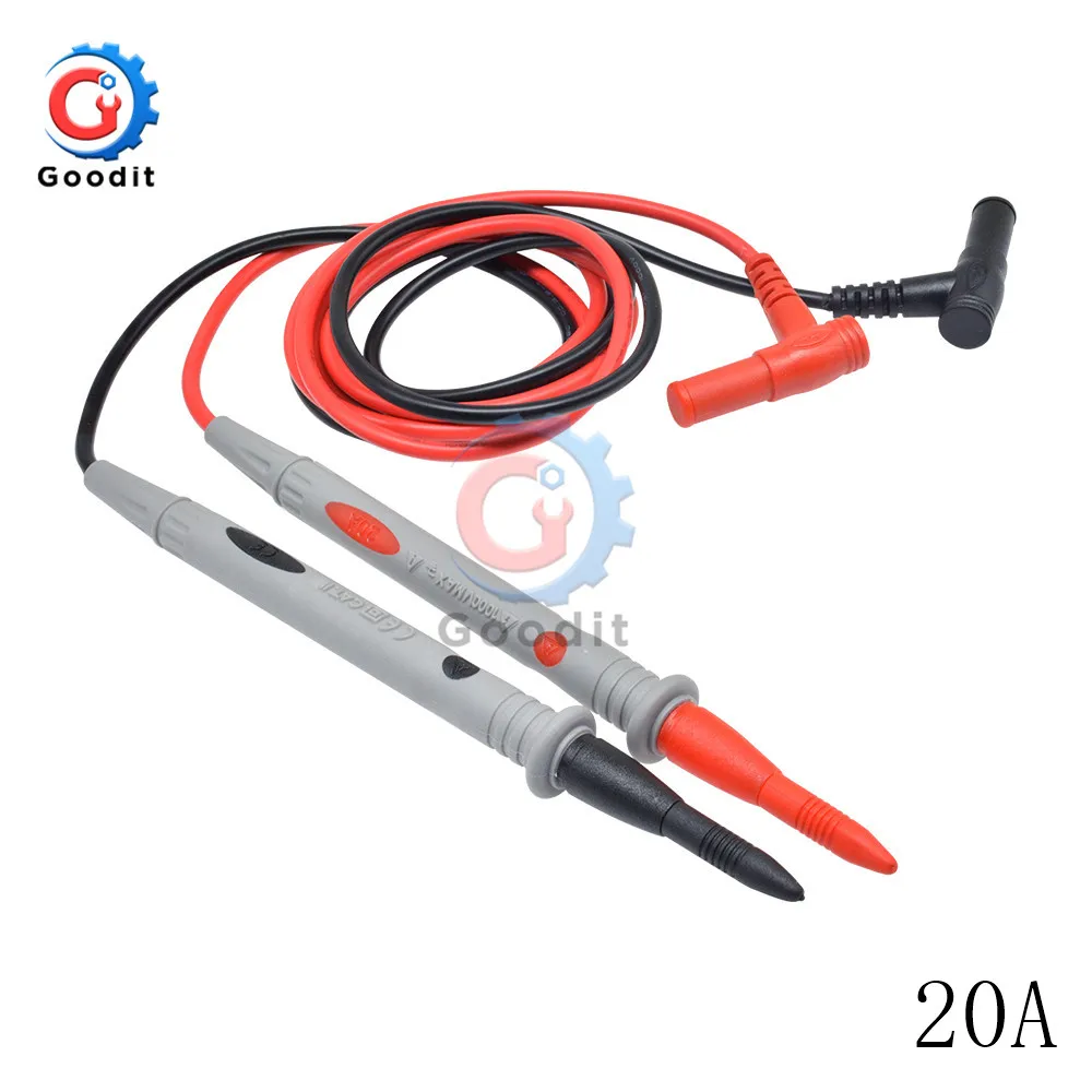 1000V 20A Universal Multimeter Probe Test Leads Pin For Digital Multimeter Needle Tip Multi Meter Tester Lead Wire Pen Cable