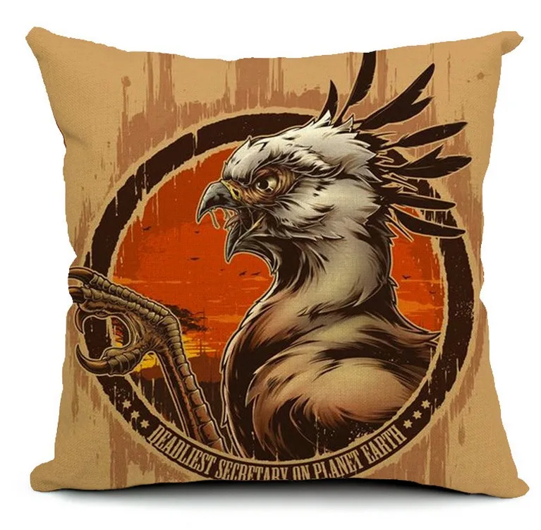 Темный Тотем Череп волк война Монстр ремесло значок классическая популярная Милая подушка Массажер декоративные подушки украшения для дома игра подарок