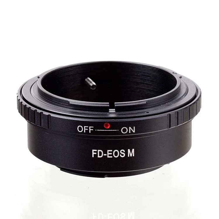 Anello Adattatore Per Obiettivo Canon Fd Fl Su Canon Eosm Ef-M Eosm/M1/M2/M3/M5/M6/M10/M50/M100 Mirrorless