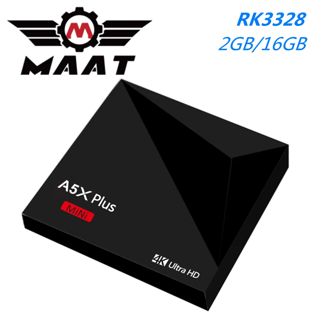 10 шт./лот A5X Plus Android 9,0 4K ТВ приставка Rockchip RK3328 четырехъядерный телеприставка 2 Гб ОЗУ 16 Гб ПЗУ 2,4G Wifi смарт медиаплеер
