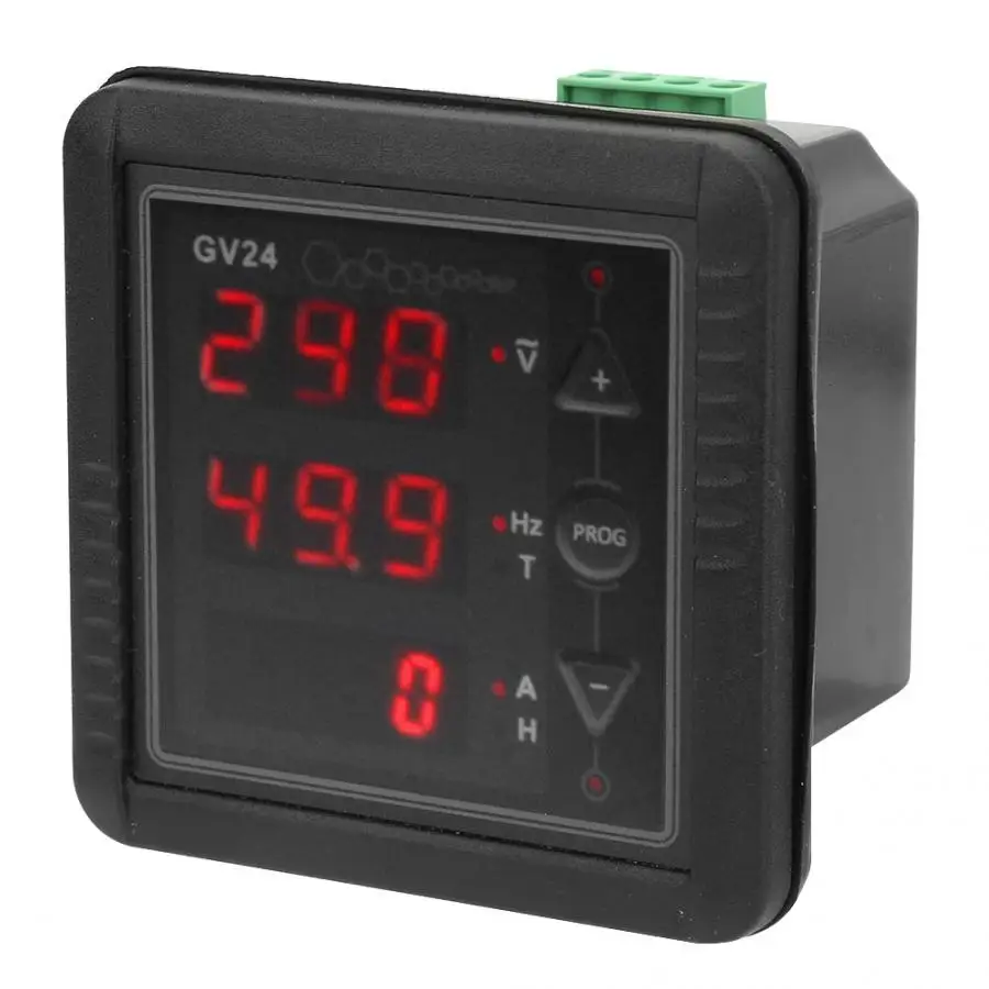220V GV24 MK2 Generator Digital Multifunction Meter AC Voltage Frequency Current Detector