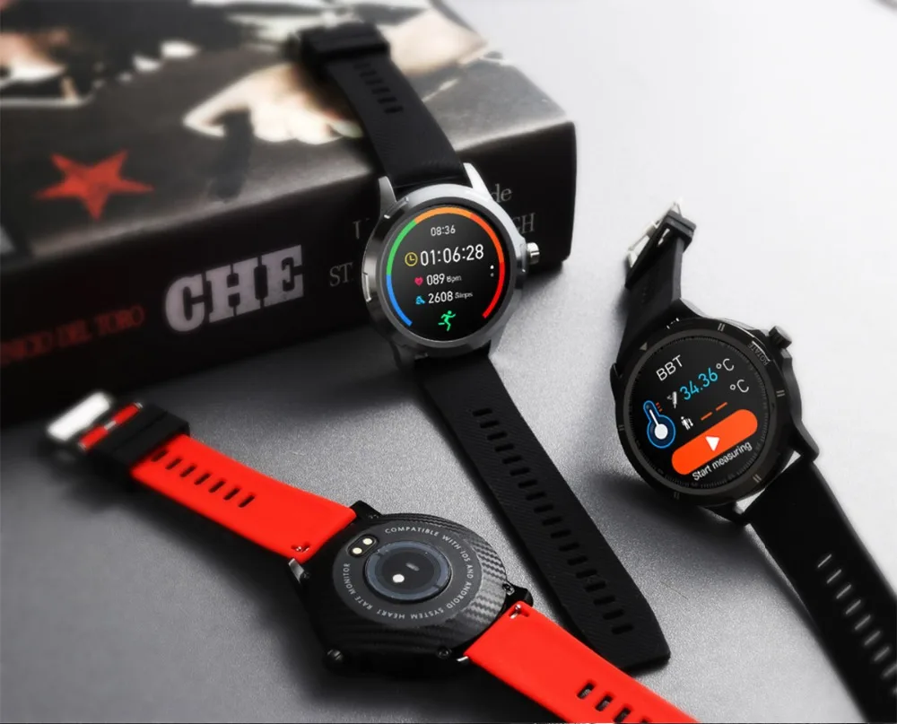 2020 K15 Smart Watch Men New Rolling menu fitness sports tracker Temperature smarthwatch Changable Strap For Android IOS Phone (20)