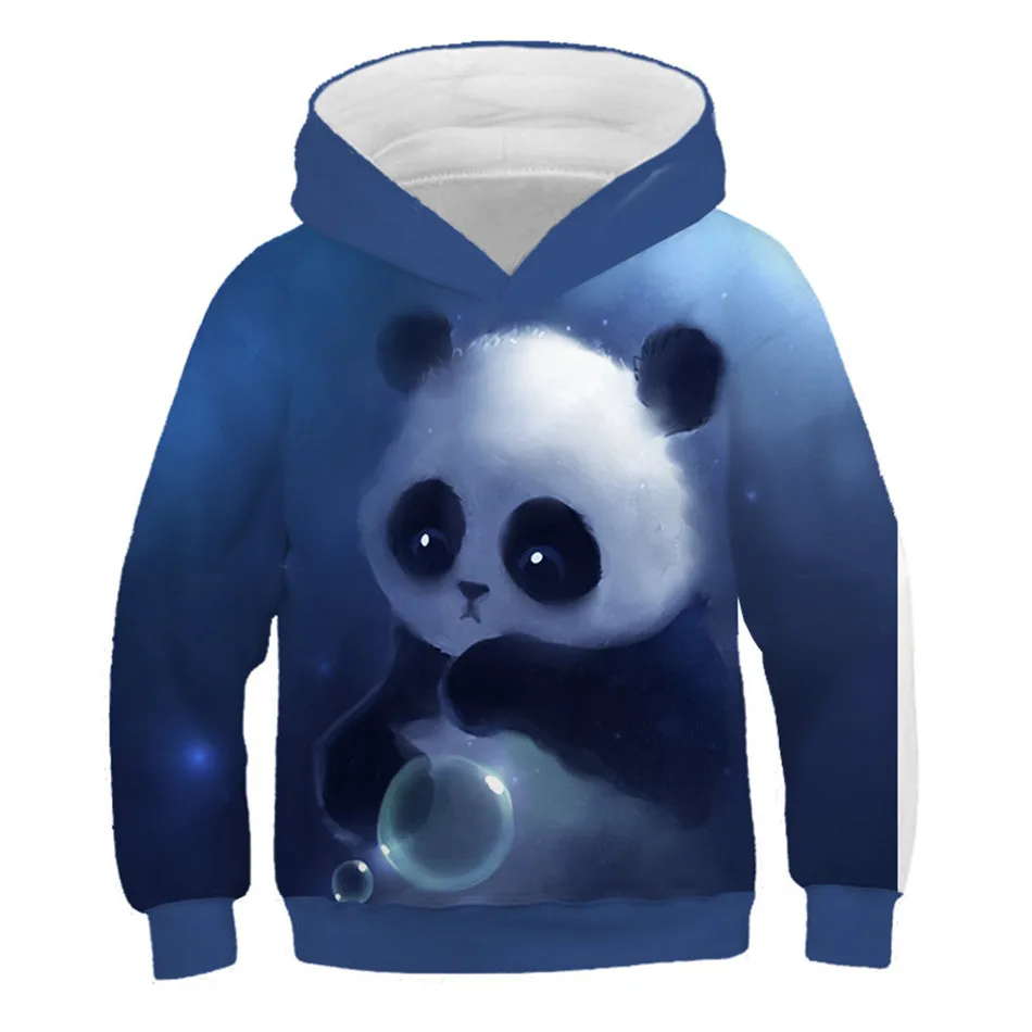 Kinder 3D Hoodies Jungen Mädchen Anime Cute Animal Panda Printed Hoody Sweatshirts Kinder Pullover Kleidung