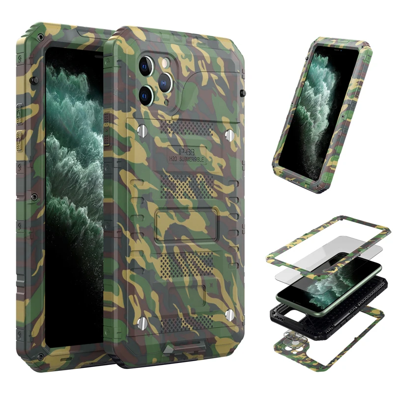 Металлический военный мобильный телефон для iPhone 11 11pro max защита от пыли и