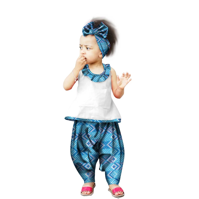 Robe Africaine African Clothing Traditional African For Direct Selling New Children Cotton Girls suit
