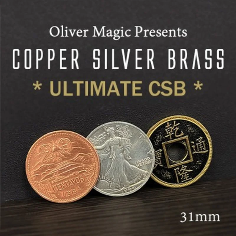 Ultimate CSB (31mm) by Oliver Magic Half Dollar Size Close up Magic