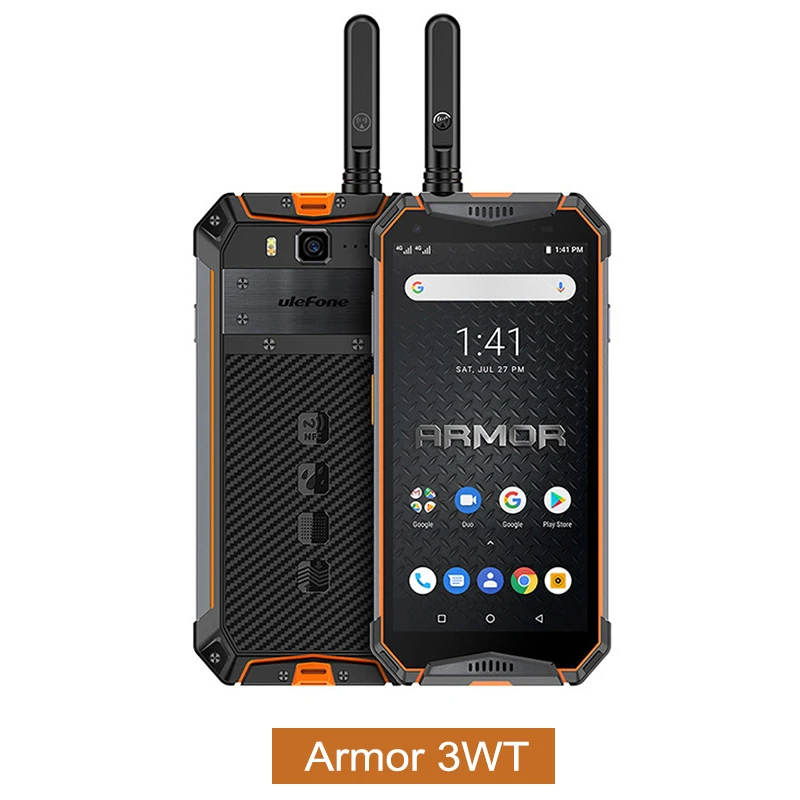 Armor 3WT Orange Ulefone Power 3WT IP68 Водонепроницаемый мобильного телефона 10300 мАч 5," FHD+ безрамочный экран Octa Core 6 ГБ+ 64 ГБ helio P70 Android глобальная версия смартфона - Цвет: Armor 3WT Orange