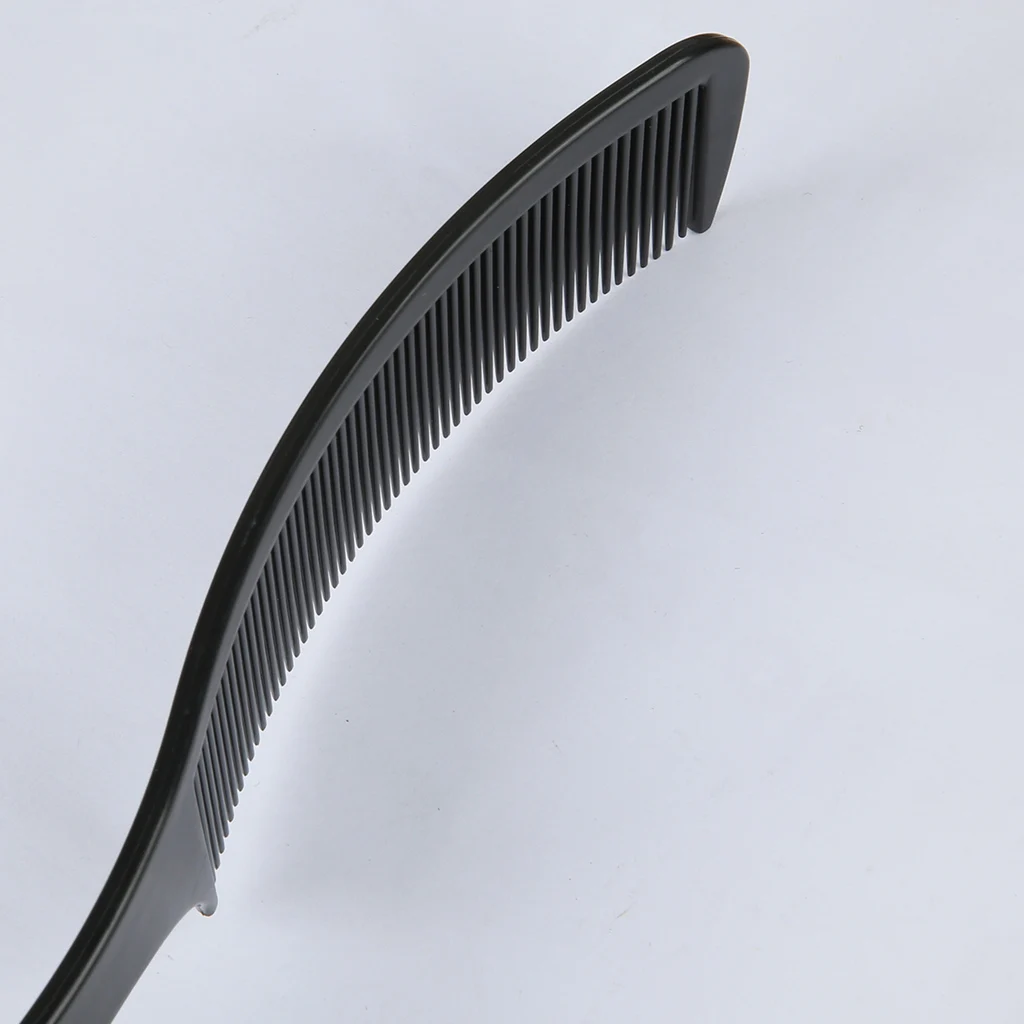Professional Curved Shaver Hair Clipper Cutting Comb Barber Flat Top Comb Anti-static Salon Cutting Comb Hairdressing Brush
