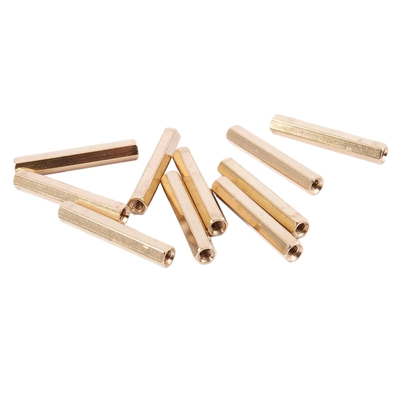 

10Pcs M3 Female Thread Hex Standoff Hexagonal Spacer 30mm Long
