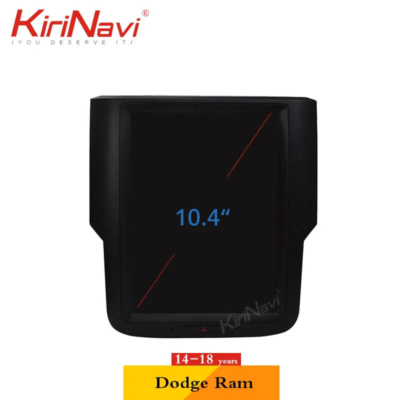 KiriNavi 10," Android 8,1 Автомагнитола для Dodge Ram автомобильный Dvd мультимедийный плеер Android авто gps навигация- Bluetooth