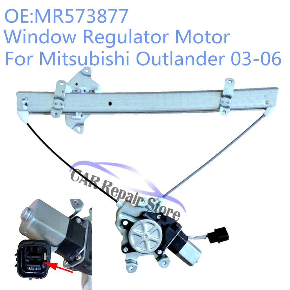 Автомобильная часть MR573877 передний левый стеклоподъемник EL W/мотор для Mitsubishi Outlander 2003-2006