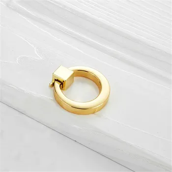 Cupboard Knobs Morden Handle Door Sliding Interior Entrance Gate Lever Dresser Drawer Drop Rings Kitchen Cabinet Pulls Knobs