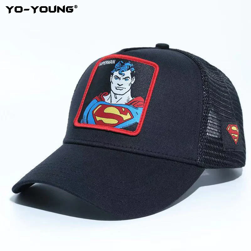 Yo Young бейсболка для мужчин Superheros Супермен флэш кепка мужская женская водителя