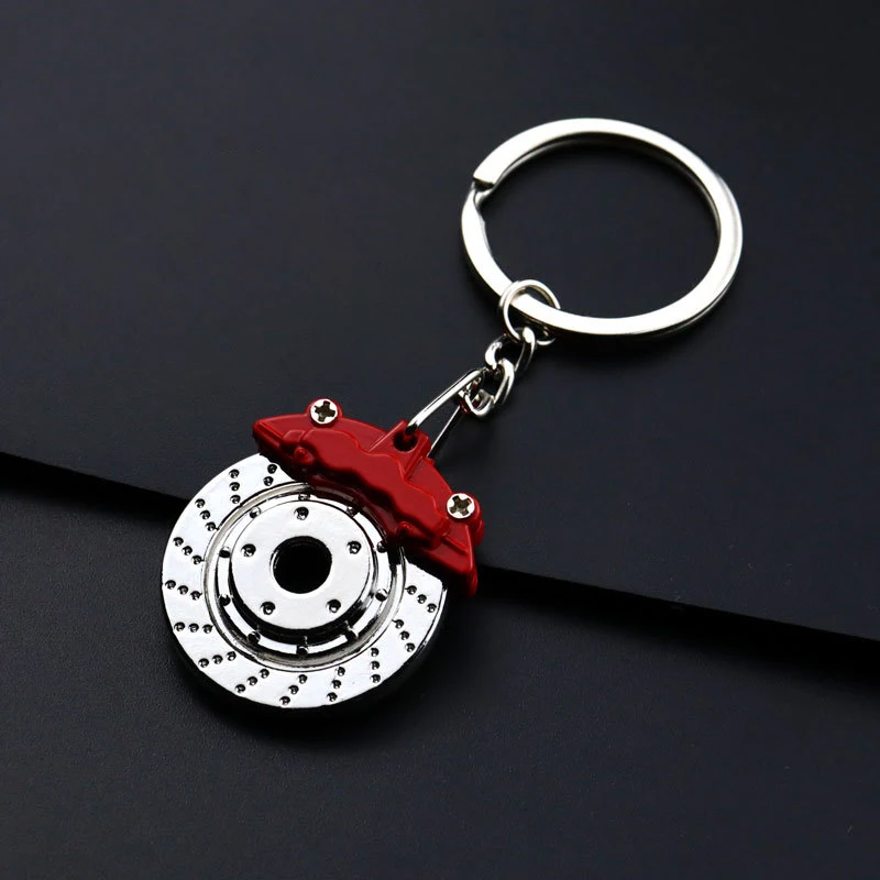 Kreative Auto Turbo Bremsscheibe Schlüsselbund Manuelle Übertragung Hebel Sattel Metall Schlüsselring Für Frauen Männer Telefon Anhänger 4S Shop geschenk – Detail 7