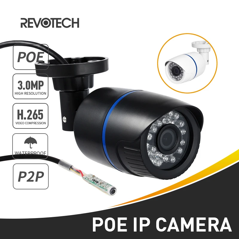 POE H.265, аудио, 3MP, водонепроницаемая IP камера, уличная, 24LED, IR Bullet, 1296 P/1080 P, HD CCTV камера, видео наблюдение, камера безопасности