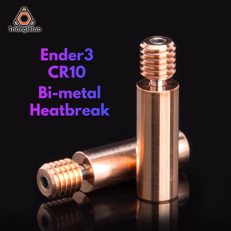 Linha do Comprimento m6 do Bi-metal do Heatbreak 27.5 mm da Liga de Cobre de Trianglelab Ender3 Cr10 para o Filamento do Ender Cr10s 1.75 mm Liso - Imagem 2