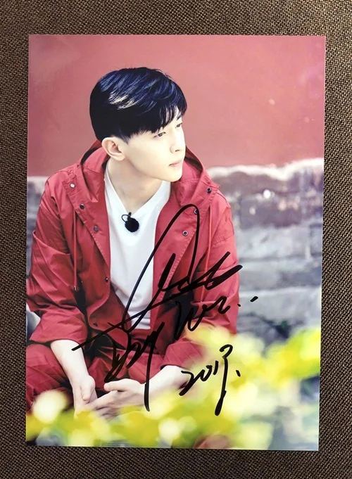 Ручная подписка Deng Lun фото с автографом 5*7 102019 м - Цвет: 6