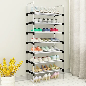 

Simple Shoe Rack Easy Assembly Home Dorm Shoes Storage Rack Space Saving Removable Shoe Organizer Shelf Close to the door