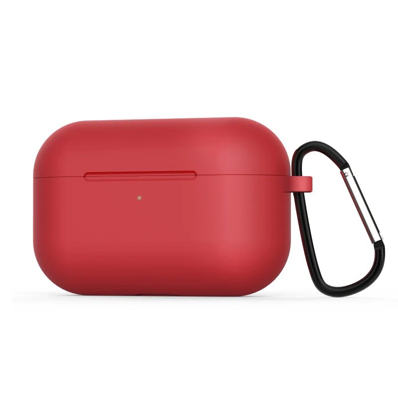 Мягкий силиконовый чехол из ТПУ для Apple Airpods Pro 3 поколения, защитный чехол для Airpod Pro, чехол для AirpodsPro, чехол s - Цвет: red with ring