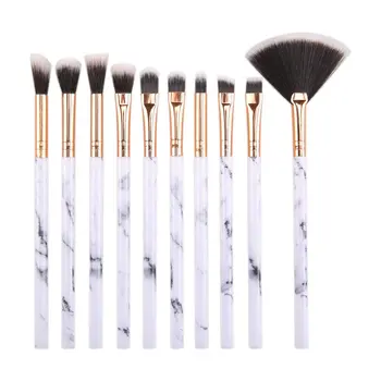 

10Pcs Marble Makeup Brush Beauty Makeup Set Eye Shadow Brush Blush Brush Makeup Brushes Set Beauty Tool