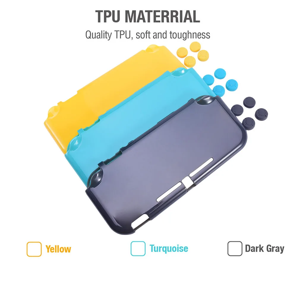 

Soft TPU Grip Protection Cover For Nintend Switch NS Case Shell Console Controller Accessories Ultra Thin Anti-Scratch Case D30