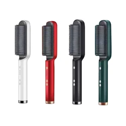 Electric Hair Straightener Fast Heating 130℃-200℃ Universal Straightening Brush Portable Household Security DIY Styler Tool