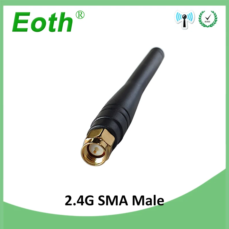 10 шт. wifi 2,4 ГГц антенна 3dbi SMA разъем 2,4 ГГц антенна wi fi Антенна Omni антенны для маршрутизатора