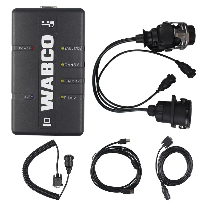 Набор для диагностики WABCO(WDI) прицеп WABCO и OBD2 грузовик сканер WABCO сверхмощный диагностический инструмент с новыми лучшими кабелями
