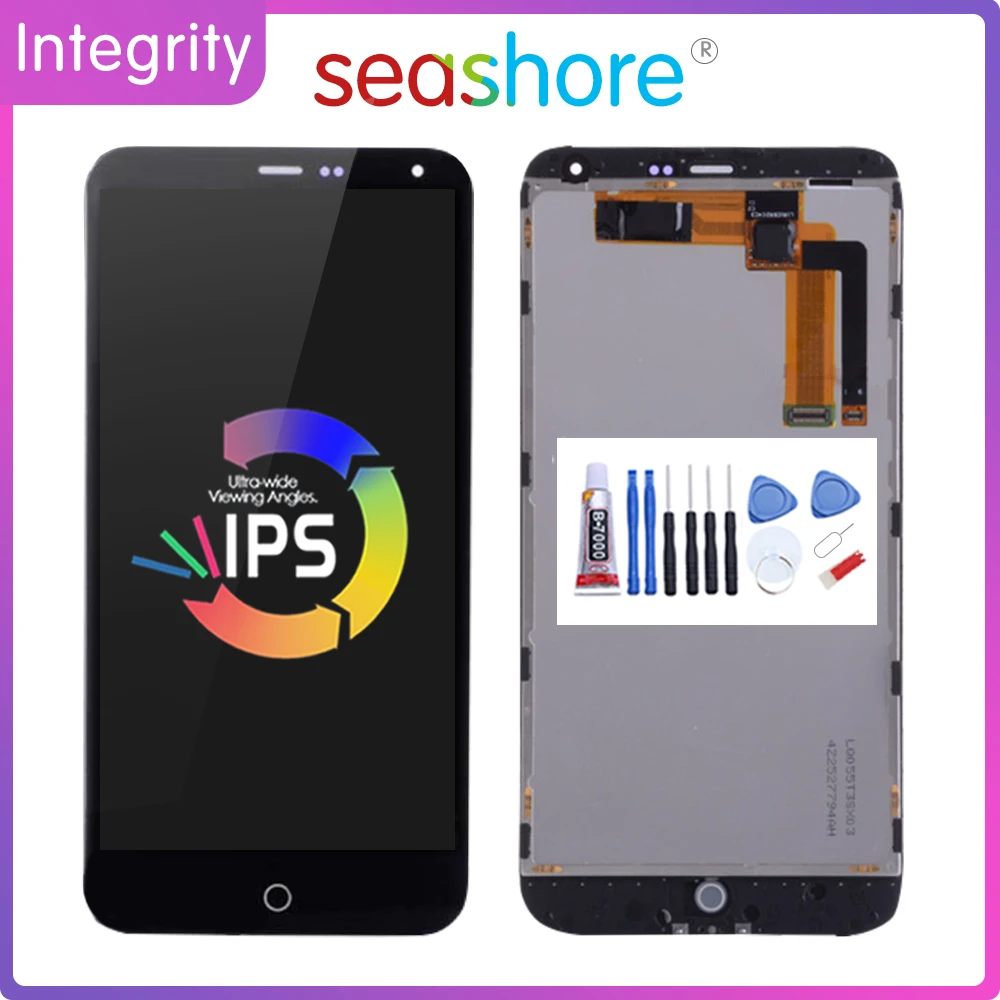 

5.5"OEM For MEIZU M1 Note LCD Display Touch Screen Digitizer Assembly For Meizu Note1 Display with Frame Replacement M463U M463M