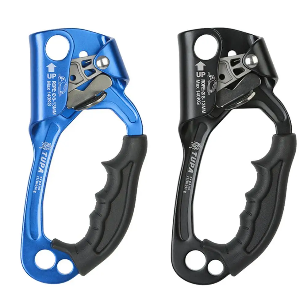 Outdoor Mountaineering Rock Climbing Rope Clamp Hand Ascender Rappelling Equipment