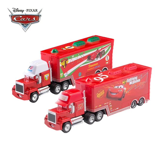 Disney Pixar Cars 2 3 Toys Lightning McQueen Jackson Storm Mack Uncle Truck  1:55 Diecast Model Car Toy Children Birthday Gift