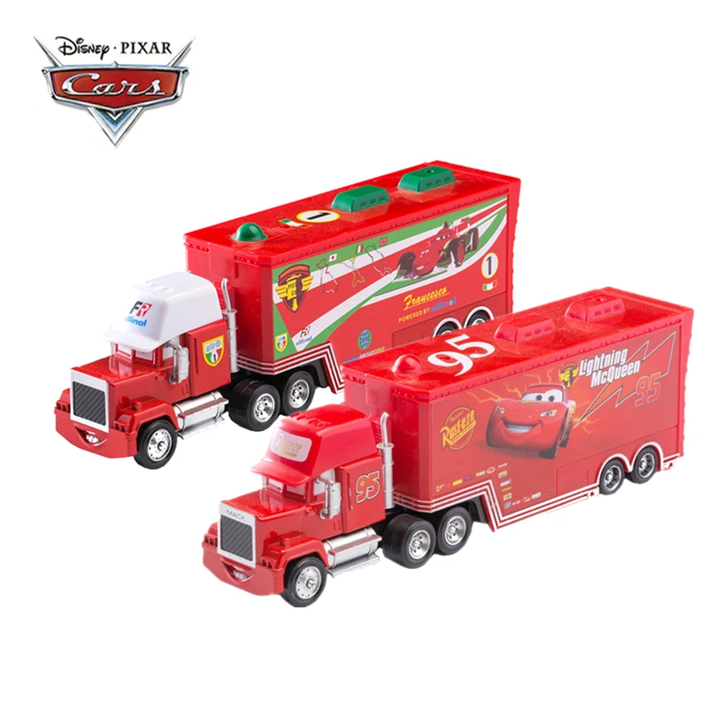 Disney Pixar тачки 3 2 игрушки Молния Маккуин Джексон шторм Круз Мак дядюшка грузовик 1:55