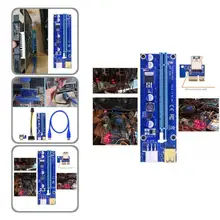 

PCI-E Riser Board Safe Compact High Speed for Desktop PCI-E Convey Extension Cable PCI-E Riser Card