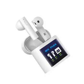 

High-fidelity Stereo Music Intelligent LCD Power Display TWS Bluetooth Headset Body Temperature Measurement Sport Earphone