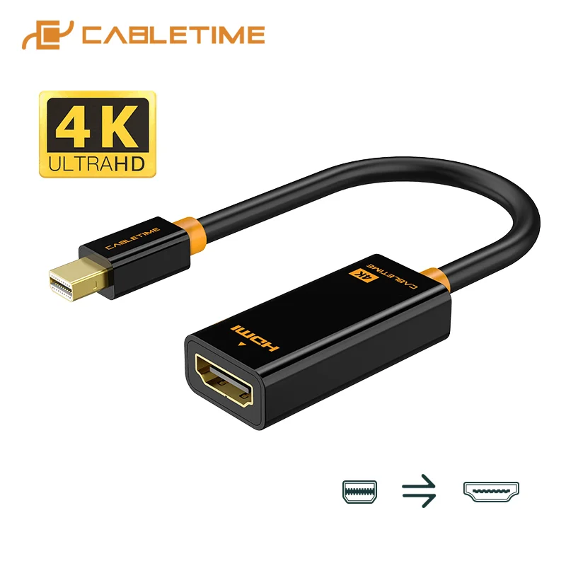 Кабель Mini DP Для HDMI Male-Female 4K Display Port для Thunderbolt Cable Adapter ПК Macbook Pro Lenovo C063 | Электроника