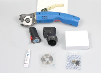 

Chargeable 35W Cloth Electric Scissors Cutter, 100~240v Leather Fabric texitle Cutting Machine Kit