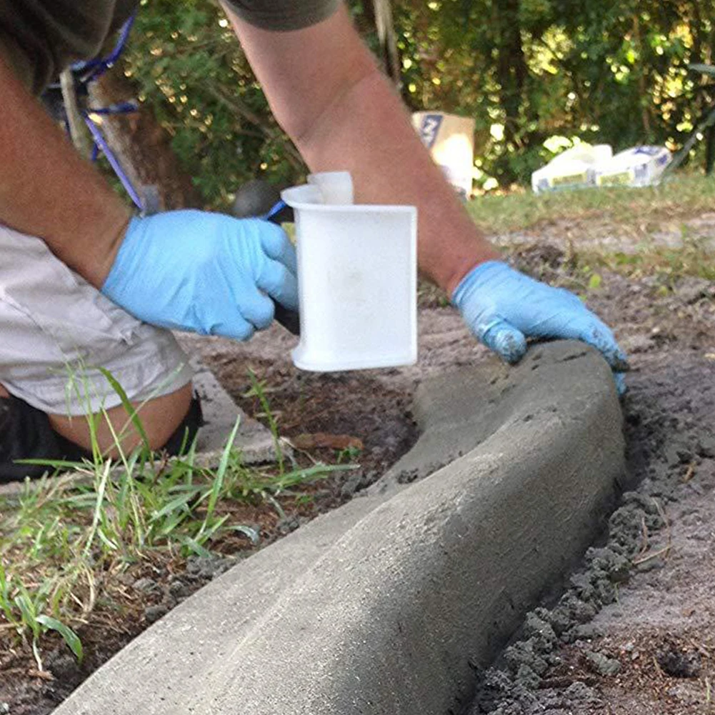 Плитка напольное покрытие DIY пейзаж бордюр Инструмент Строительство двора садовая модель изготовление штукатурки Edger скребка бетонный шпатель затирка