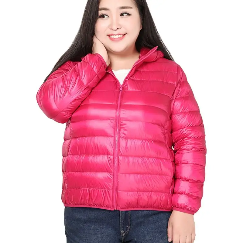 Super big Obese women size 6XL Padded Coat Ultra keep warm  Jacket Overcoat Solid Jackets Winter Coats Portable