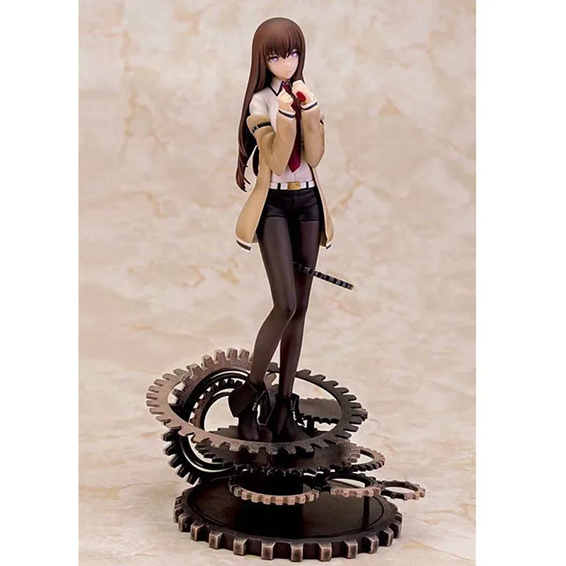 Аниме Makise Kurisu Steins Gate Shining Hearts ПВХ фигурка игрушка кукла Коллекция Модель Brinquedos Фигурки подарок A234