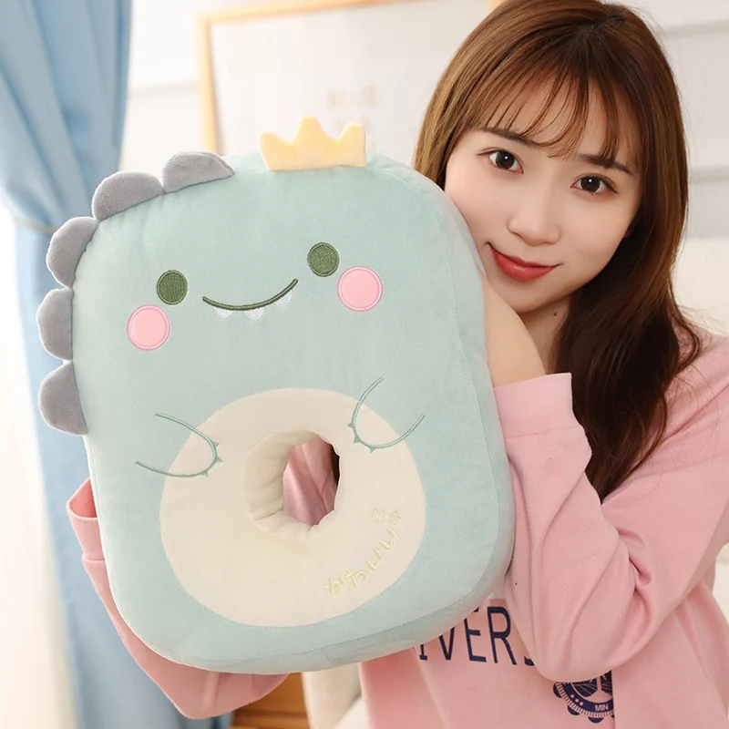 Cute Piggy Pillow Hand Warmer Kawaii Stuffed Bear Gifts Cute Penguin Plush Toy Soft Cushion Room Decor Baby Toy Christmas Gift