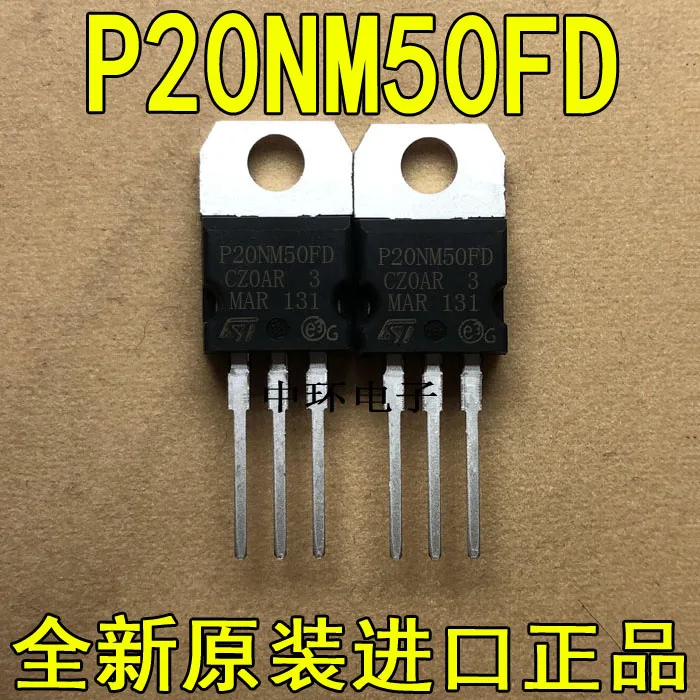 

10pcs/lot P20NM50 STP20NM50 ST TO-220 500V