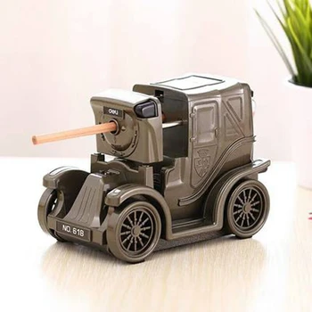 

Deli 0618 Hand Crank Pencil Sharpener Manual Mechanical Sharpener Vintage Classic Car Shape Adjustable Pencil Sharpener Kid Gift